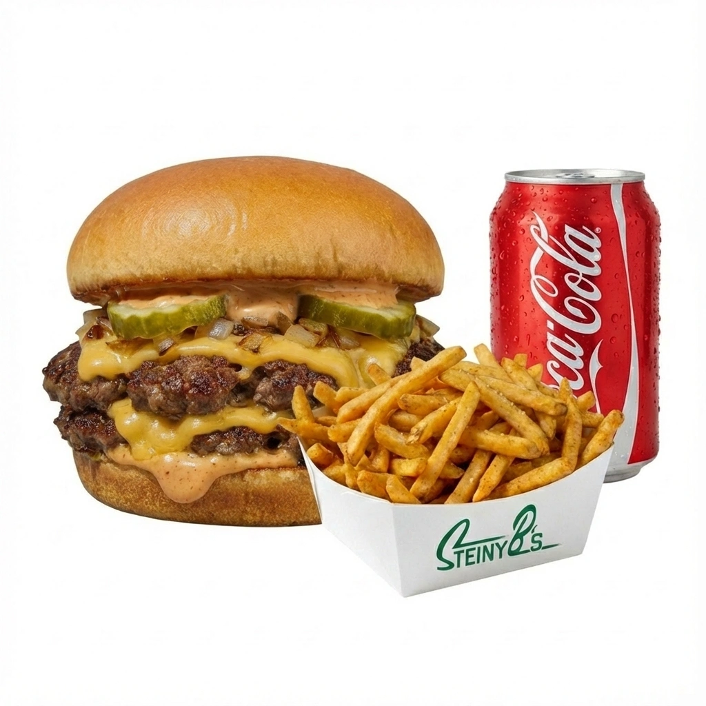 Double Cheese Burger Combo